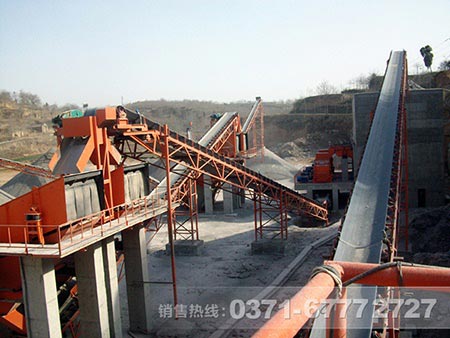 青石破碎生產(chǎn)線，全流程