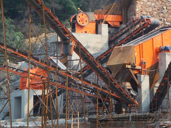 采石場石料生產線分類、投資狀況