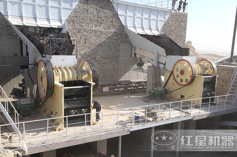 河北客戶大型破碎現(xiàn)場(chǎng)