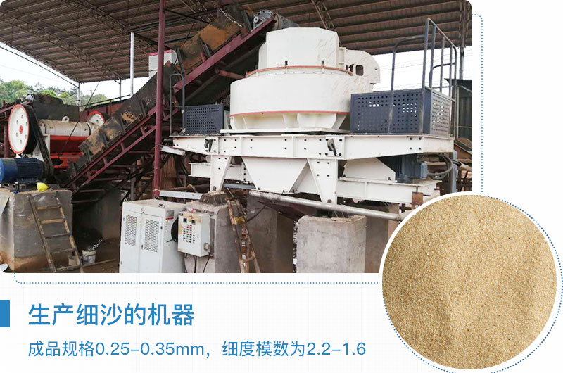 生產(chǎn)細(xì)沙現(xiàn)場(chǎng)