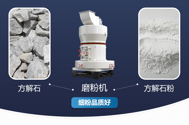 方解石磨粉前后 方解石磨粉前后