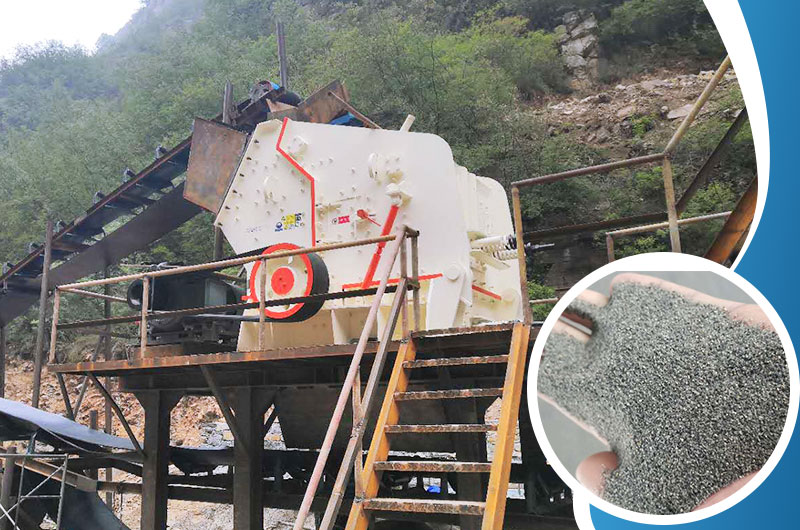 反擊式制砂機(jī)工作現(xiàn)場(chǎng)實(shí)拍圖