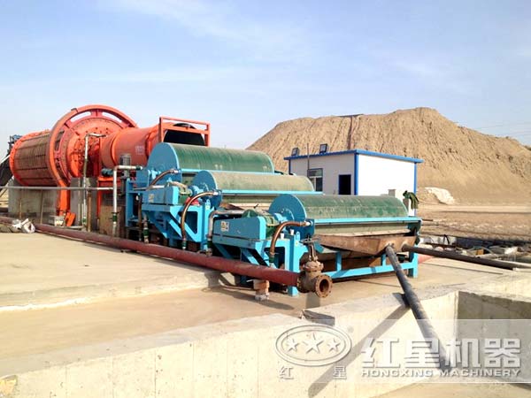 赤鐵礦磁選機投產現(xiàn)場