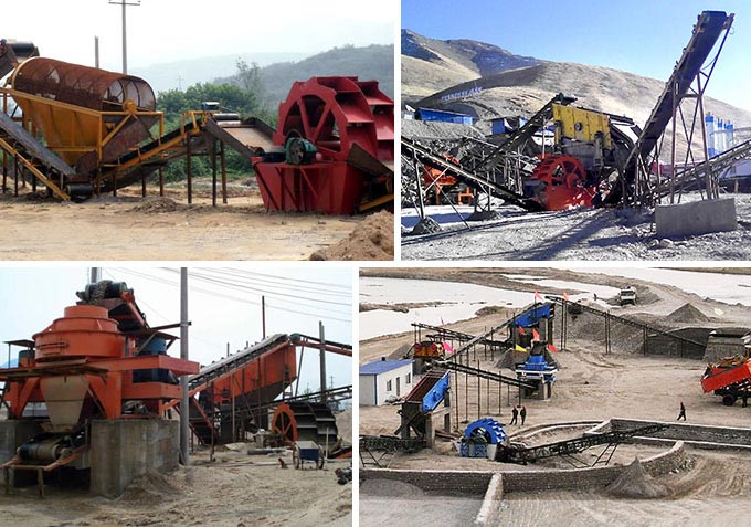 紅星輪斗式洗砂機(jī)作業(yè)客戶現(xiàn)場(chǎng)