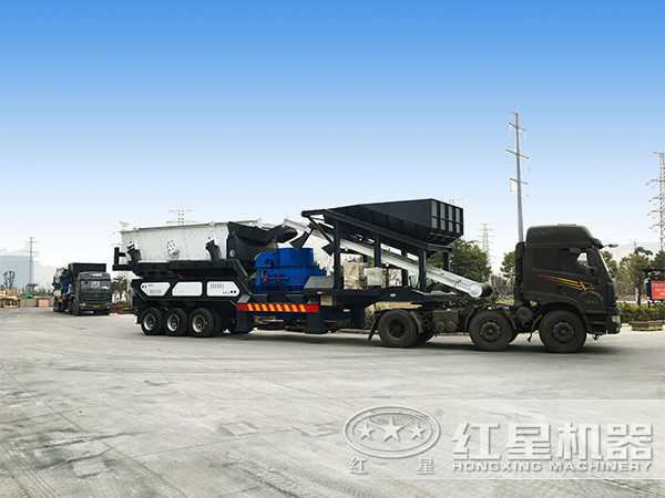 紅星柴油移動(dòng)打沙機(jī)發(fā)貨現(xiàn)場