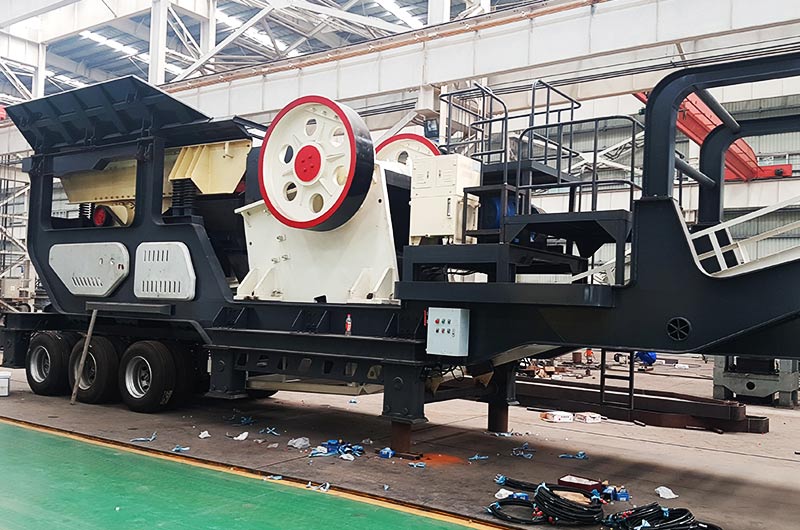 車載流動破碎石仔機，一體式作業(yè)，碎石更輕松