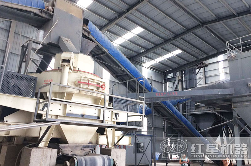 尾礦制砂機作業(yè)現(xiàn)場