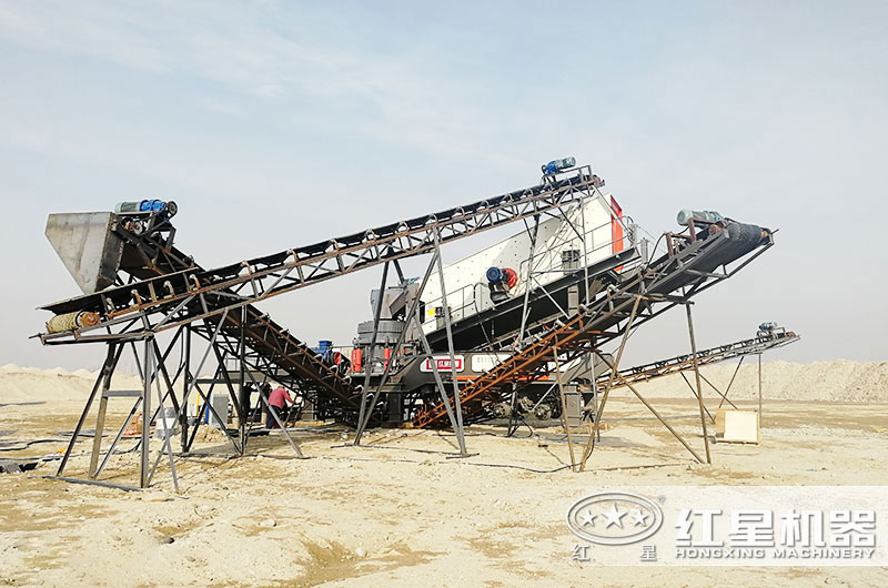 鋼筋混凝土破碎用什么機(jī)器？建筑垃圾移動(dòng)破碎站剛剛好