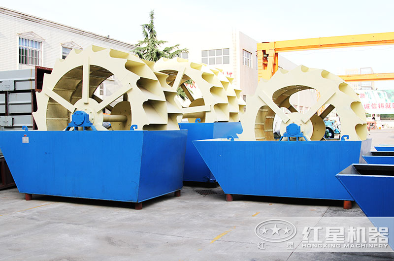 一天能洗3000噸的3020輪斗式洗砂機(jī)，以高產(chǎn)威震四方