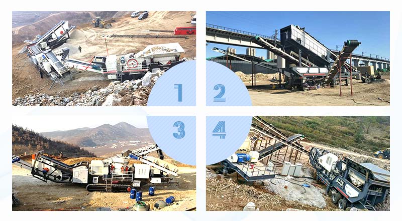 不同生產(chǎn)環(huán)境下移動碎石機(jī)生產(chǎn)現(xiàn)場