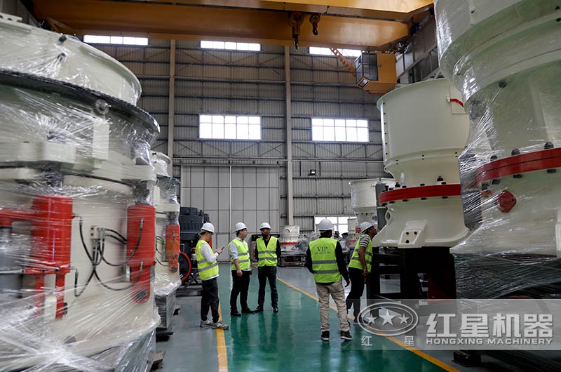 時產1000噸破碎機生產線的設備布置圖，附現場生產視頻