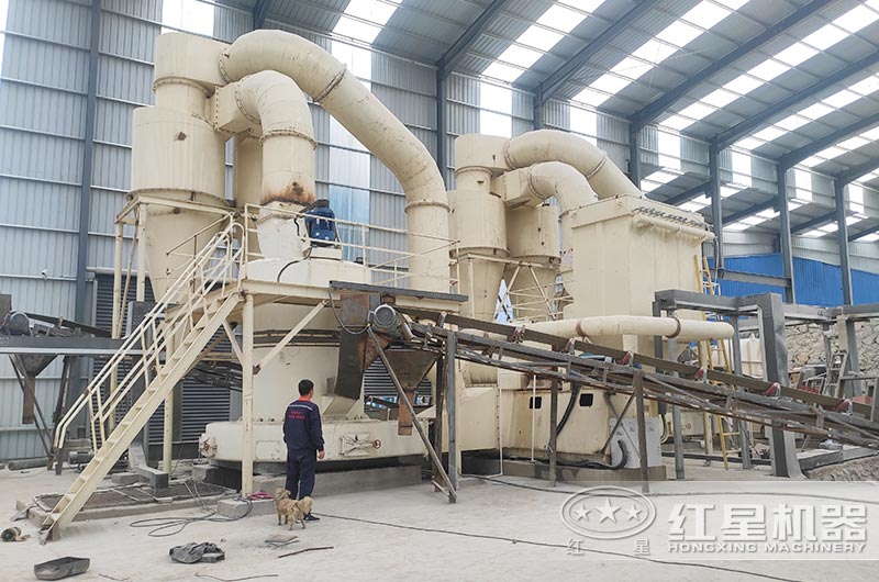 粉煤灰磨粉客戶生產現(xiàn)場實拍