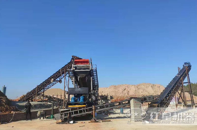 買8小時(shí)產(chǎn)300立方的礦山用石頭沙子混合制沙機(jī)？來紅星礦石機(jī)械廠可一站購齊