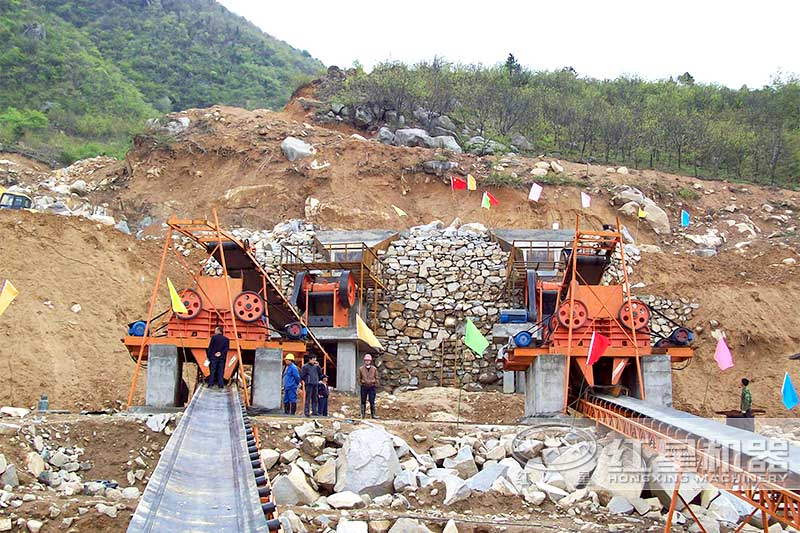 廢棄混凝土再生石子線多少錢一套？鋪路石子一立方價(jià)格多少？